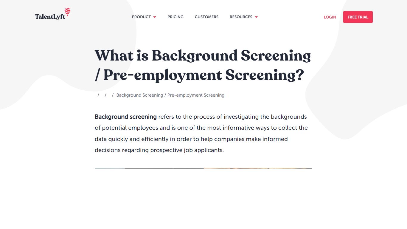 What is Background Screening / Pre-employment Screening?